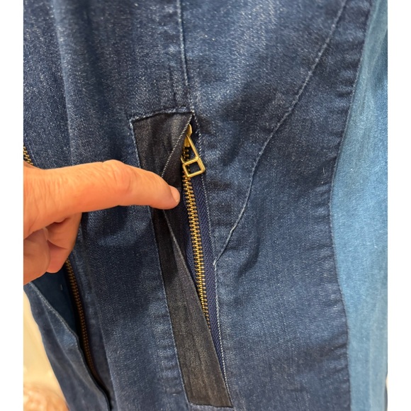 Tory Burch Blue Denim Sleeveless Dress, Size M - Picture 9 of 16